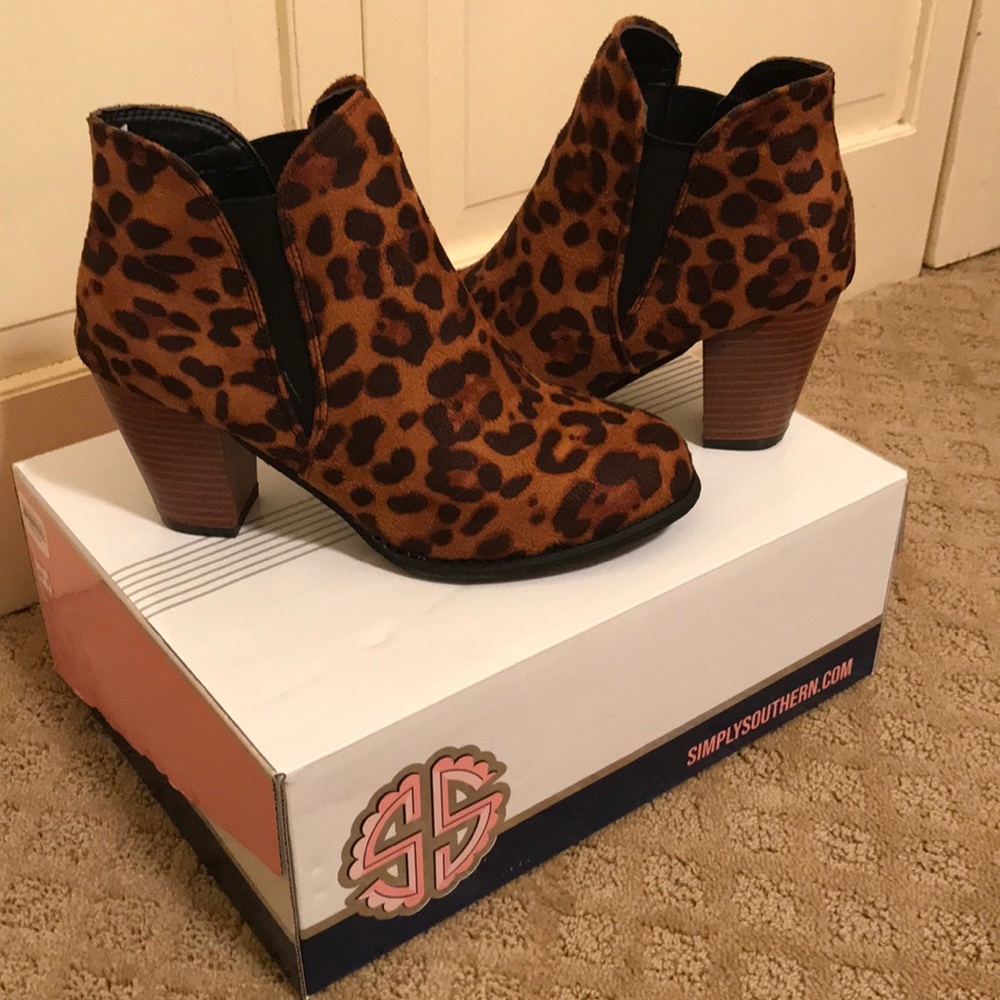 Leopard Booties